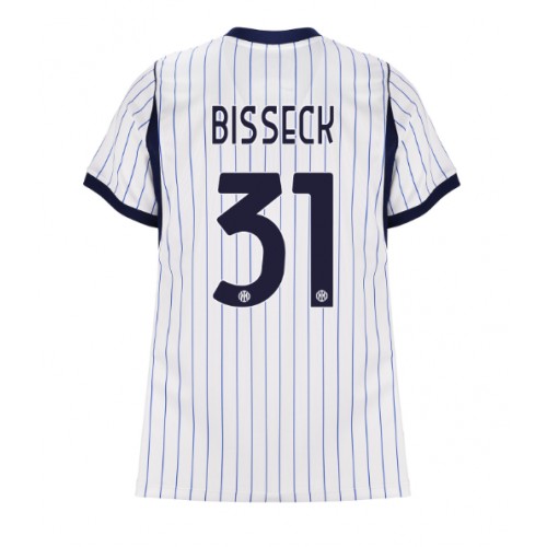 Inter Milan Yann Bisseck #31 Udebanetrøje Dame 2026-27 Kortærmet